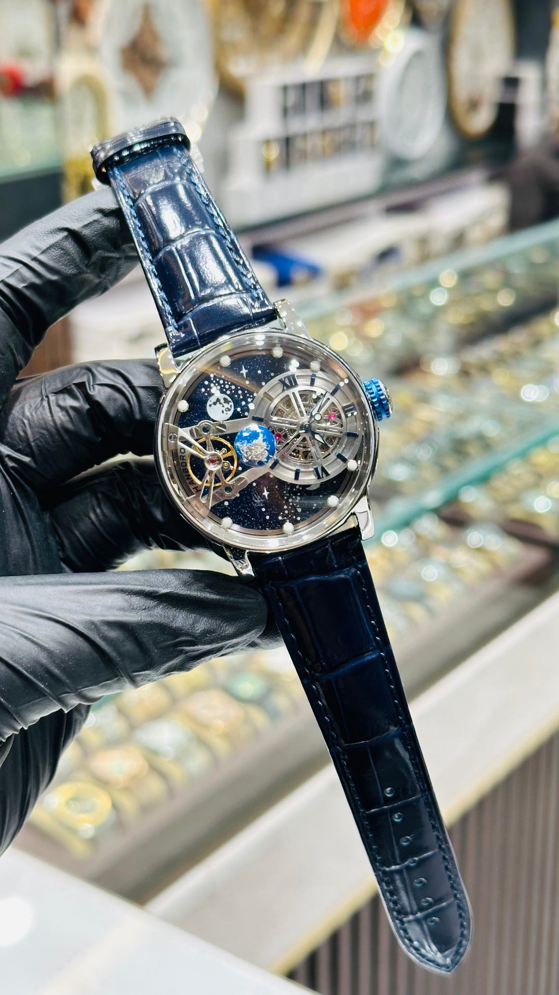 Hanboro Orignal Astronomia Swiss Movement 1 year warrenty