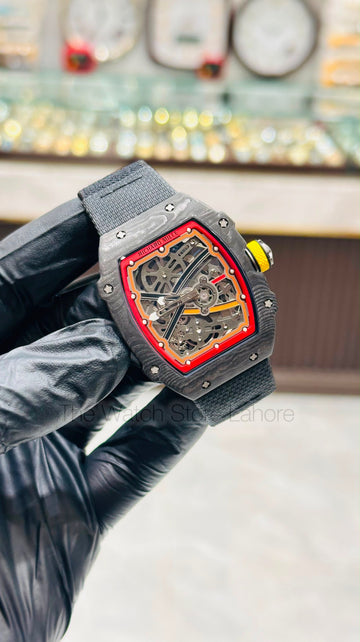Richard Mille 76-02 carbon case super Clone swiss Grade Sapphire Glass 1 year warranty