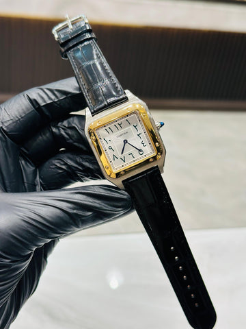 Cartier Santos Master Japan Movement Sapphire Glass 1 Year Warranty